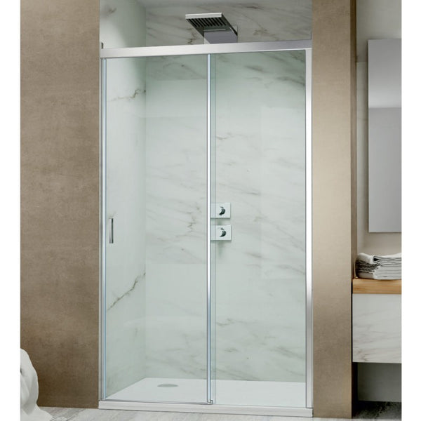 Optima Wall to wall shower enclosure | Clear Glass - 1000mm