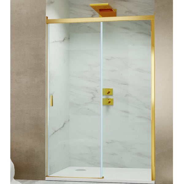 Optima Wall to wall shower enclosure | Clear Glass - 1400mm