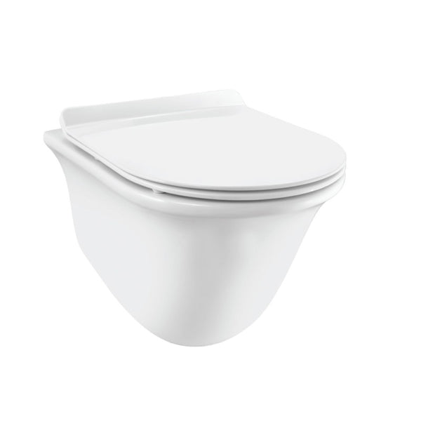 Rimless, Blind Installation Wall Hung Toilet
