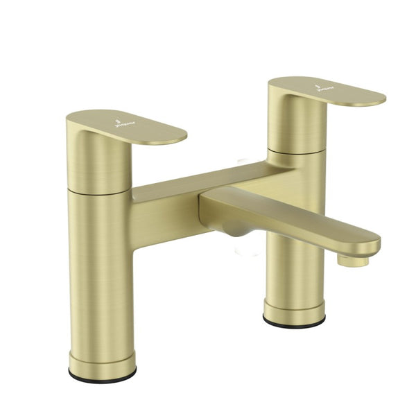 2 Hole H Type Bath Filler - Chrome