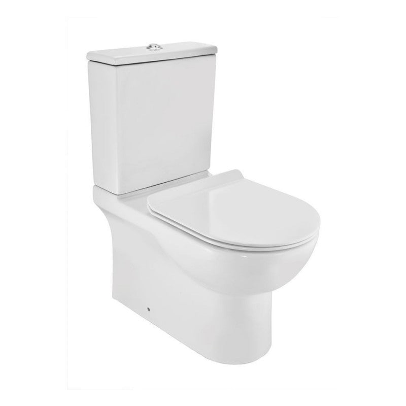 Rimless Bowl with Cistern for Coupled Toilet