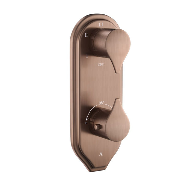 Thermostatic Shower Valve with 5-Way Diverter