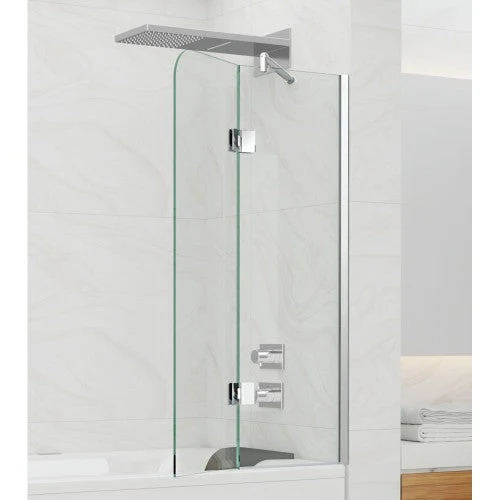 Fixed Bath Shower Screen Chrome