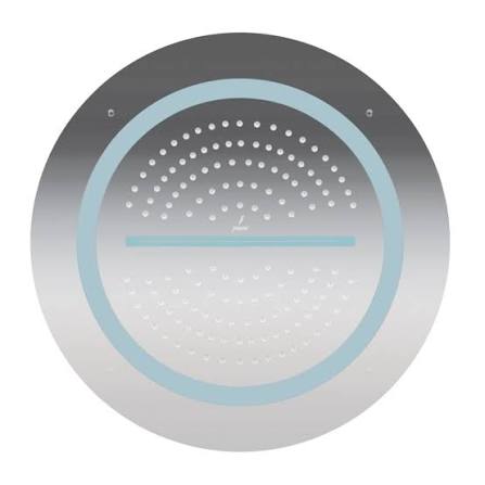 Multi Flow Showers Duoflo Showerhead With Chromo Therapy 2-Functions - Rain And Waterfall