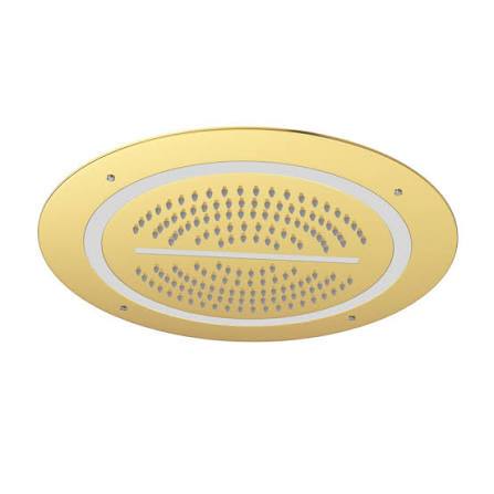 Multi Flow Showers Duoflo Showerhead With Chromo Therapy 2-Functions - Rain And Waterfall