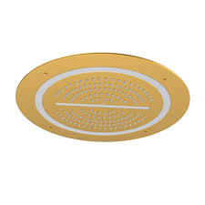Multi Flow Showers Duoflo Showerhead With Chromo Therapy 2-Functions - Rain And Waterfall